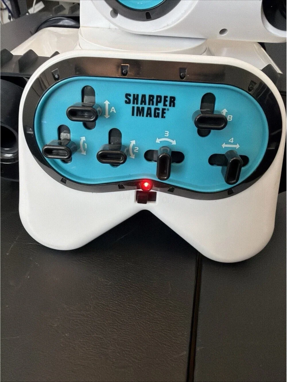Sharper Image Remote Control Robot Arm Tank Tread Articulated Claw Toy White